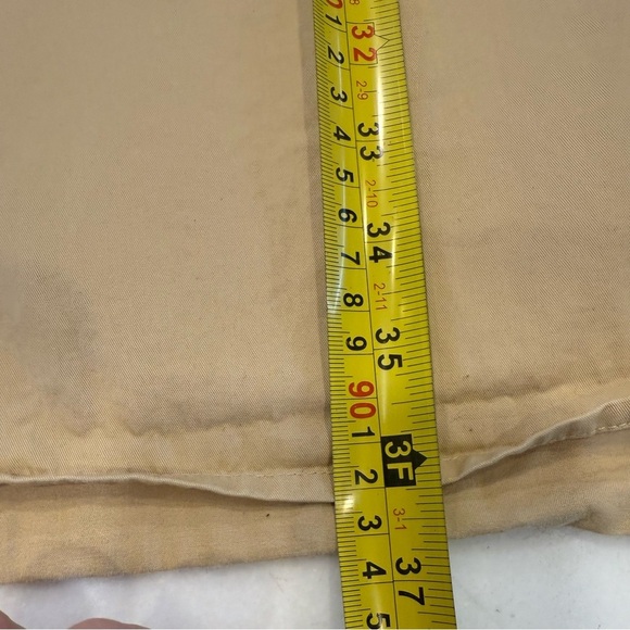 Lauren Ralph Lauren Women's Shirt Dress Denim  Khaki Button Down Size M - Picture 7 of 10